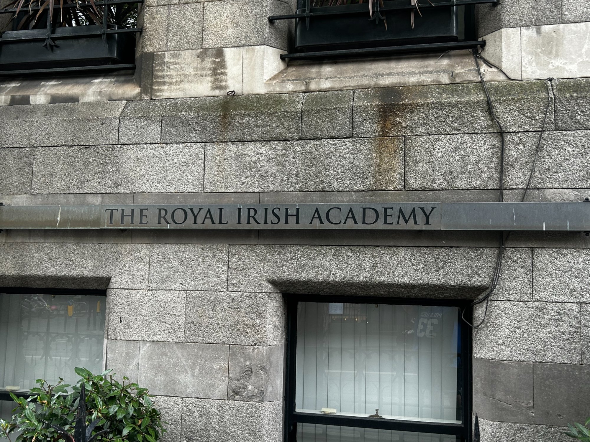 The Royal Irish Academy on Dawson Street, Dublin
